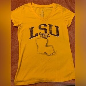 LSU Womens V Neck
